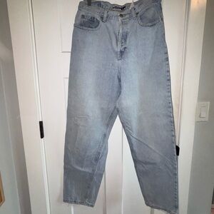 GAP Light Blue Denim Jeans with Brown Patch